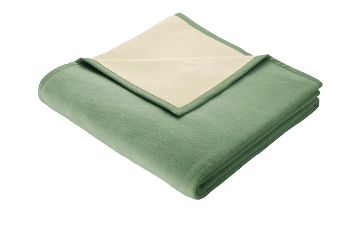 Slaapdeken met velours rand 