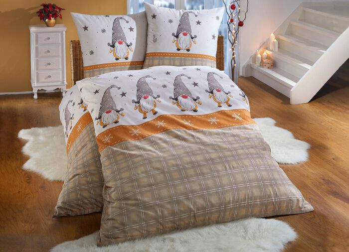 Biber beddengoedset van Bierbaum BEIGE