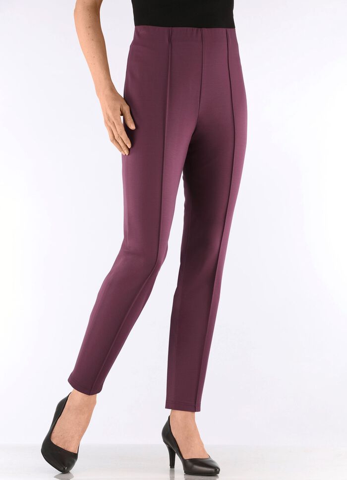 Broek met een getailleerde tailleband 