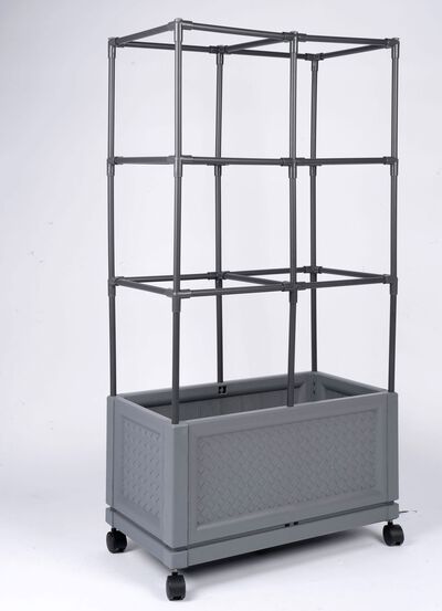 XXL dubbele plantentoren met wieltjes 