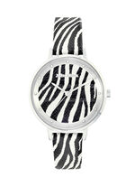 Modern dameshorloge met leren band 