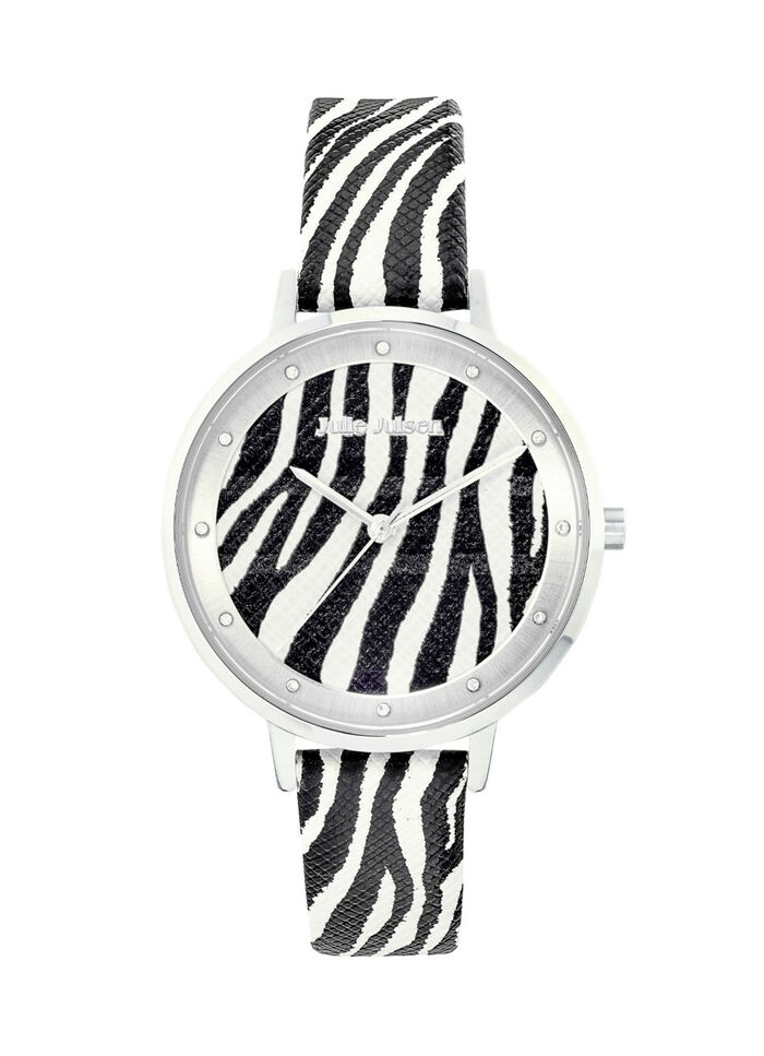 Modern dameshorloge met leren band 