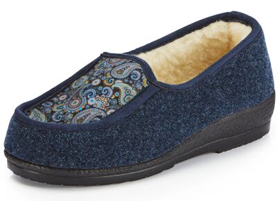 Pantoffels met scheerwolvoering 