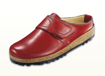 Haflinger leren klomp van zacht rundleer 