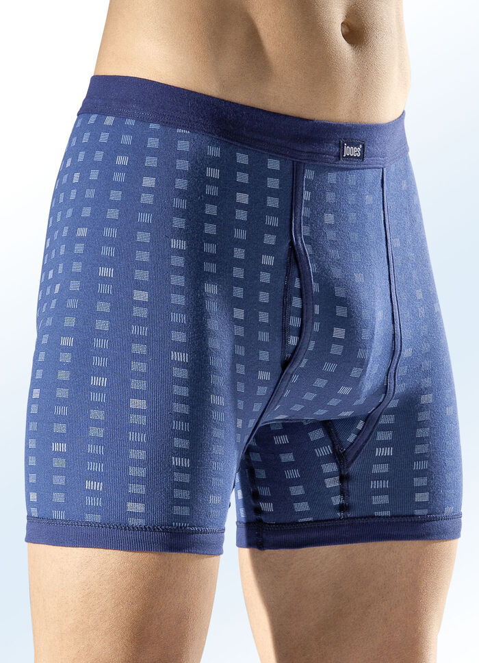 Set van vier onderbroeken, met allover dessin 