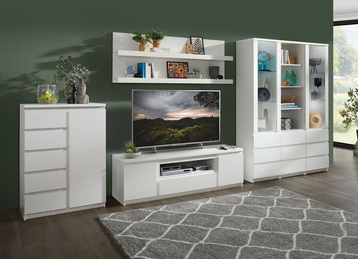 wandmeubel in modern design WIT