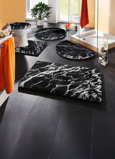 Badkameraccessoires van Grund met marmermotief 