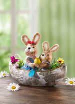 Paashazen in de boot 