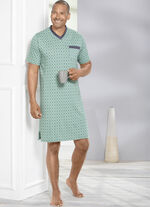 Nachthemd met V-hals 