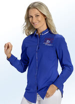 Lange blouse met katoen 