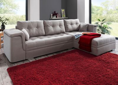 Moderne gestoffeerde hoek 