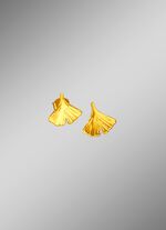 Oorbellen 'Ginkgoblad' 