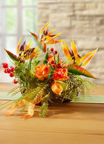 Krans met Strelitzia's 