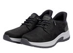 Rieker sneakers met verstevigde achterkap voor eenvoudig aantrekken ZWART
