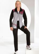 Vrijetijdspak met strass-applicaties 