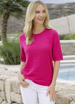 Trui met gestructureerd dessin 