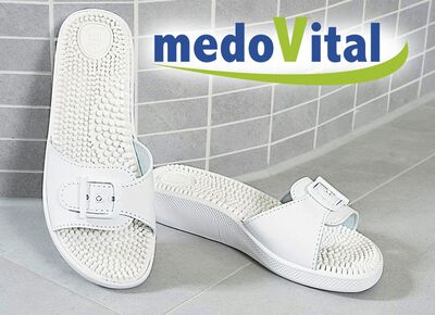 Massageslippers met anatomisch gevormd voetbed 