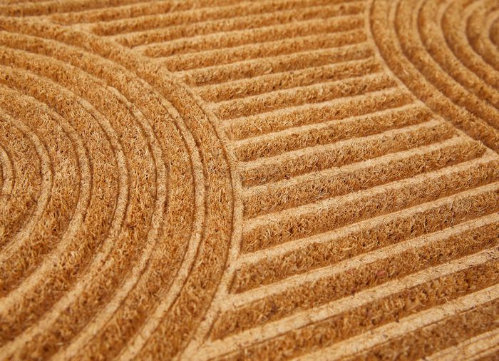 Kokosnoot deurmat gemaakt van echte kokosvezels 