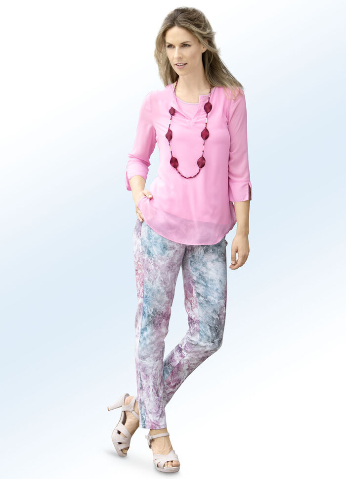 Tuniek in een 2-in-1-look 