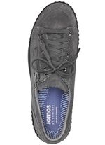 Veterschoen van hoogwaardig rundsu&egrave;deleer GRAFIET