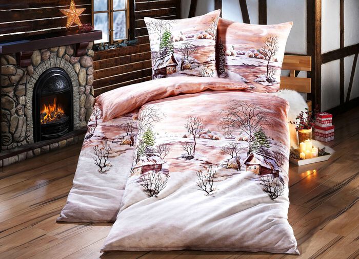 Beddengoed in gemakkelijk strijkbare vlaskwaliteit CR&Egrave;ME