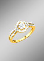 Damesring met diamanten 