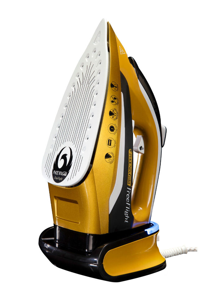 Premium stoomstrijkijzer Phoenix Gold Free Flight 