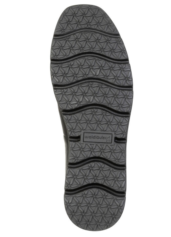 Waldl&auml;ufer, comfortabele damespantoffels, breedte H, met uitneembaar voetbed SCHWARZ