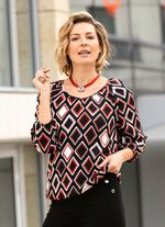 Tuniek met felgekleurde print 