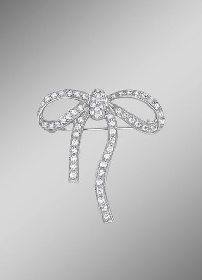 Pinboog met synth. zirkonia 