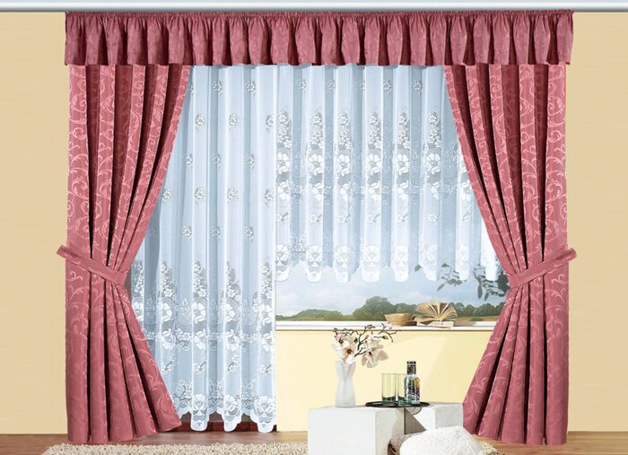 Jacquard lambrekijn in verschillende kleuren AARDBEI