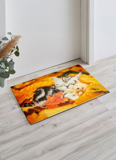 Deurmat met antislip achterkant 