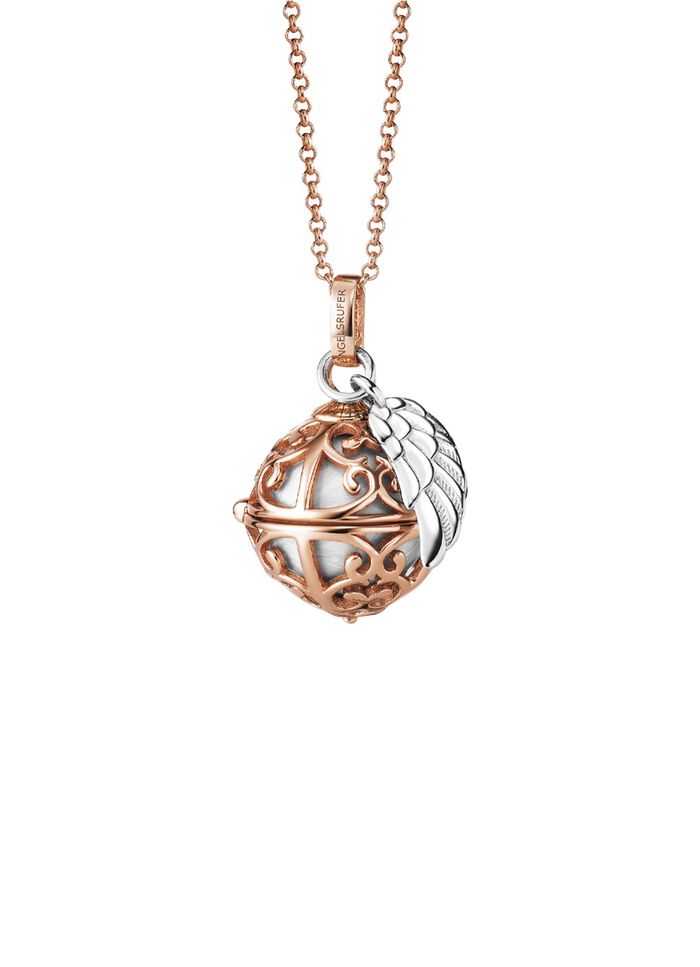 Tijdloze hanger met engelenvleugels 