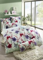 Microvezel beddengoedset met ritssluiting MINT