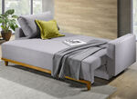 Slaapbank met comfortabele Bonnell-vering GRIJS