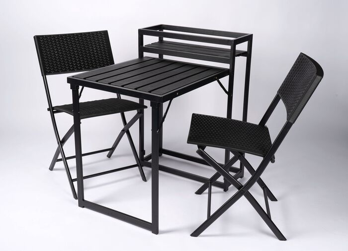 Opvouwbare balkonset 