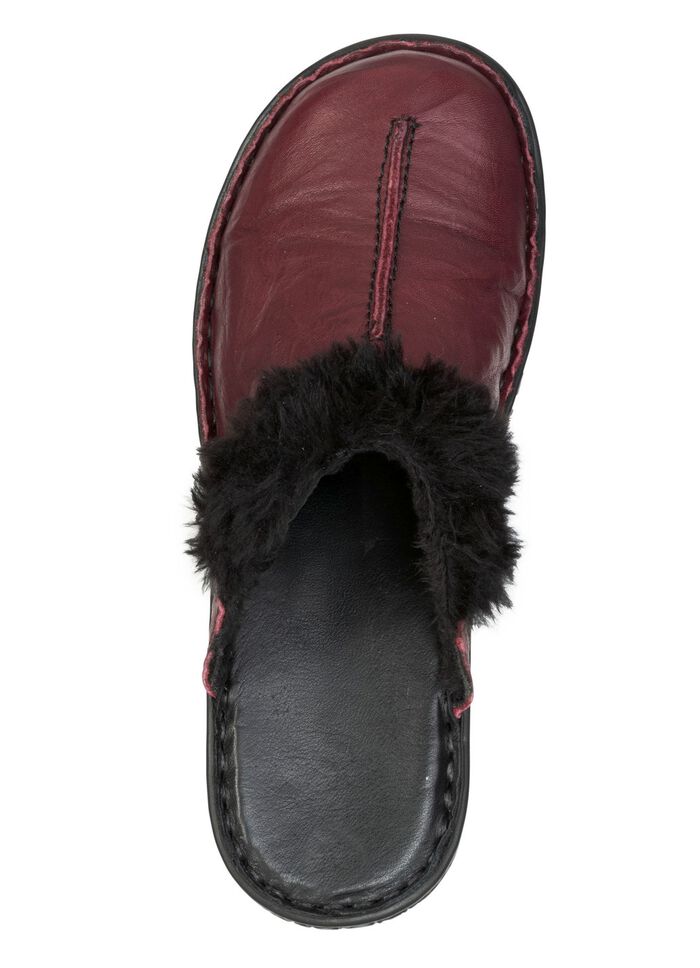 ELENA EDEN, klassieke damesklompen, breedte G, met pluche 