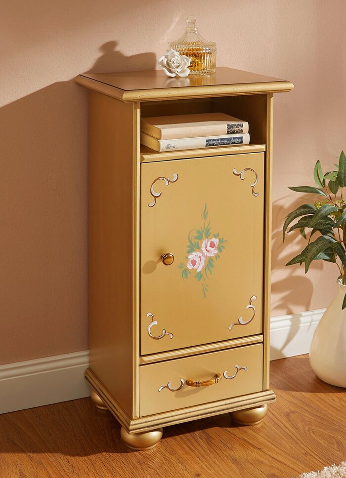 Deels massieve meubelserie met echt houtfineer 