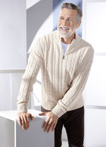 Jack met volledige ritssluiting verkrijgbaar in 5 kleuren BEIGE