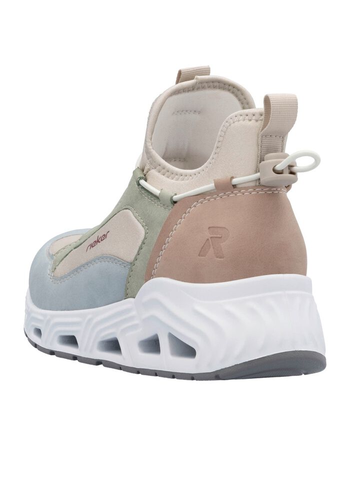 Rieker, stijlvolle dameslaarzen, breedte G, met uitneembaar voetbed VEELKLEURIG