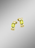 Frisheid ontmoet elegantie – oorbellen met peridoot en diamanten 
