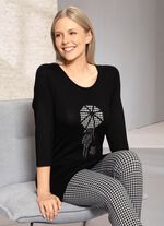 Mooi overhemd met uitgebreide applicatie 