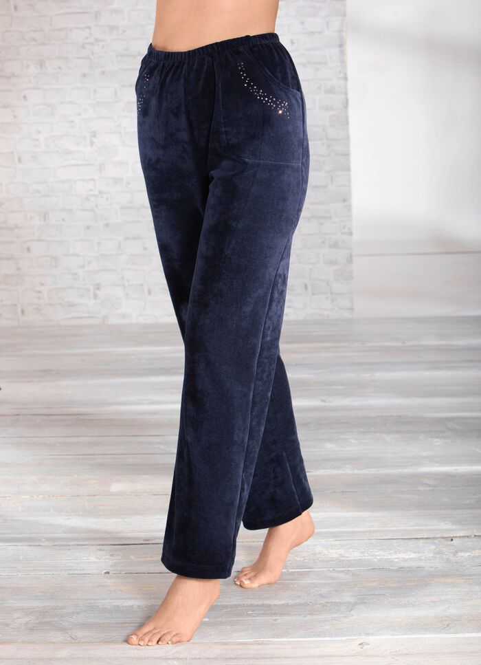 Broek met strass-versiering 