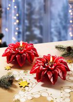 Wassen kaarsen, 2-delige set 