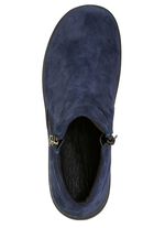 ELENA EDEN, comfortabele dameslaarzen, breedte G, met uitneembaar voetbed MARINE