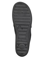 Klassieke herenpantoffels, met elastische band ZWART