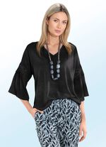 Shirt met kanten rand 