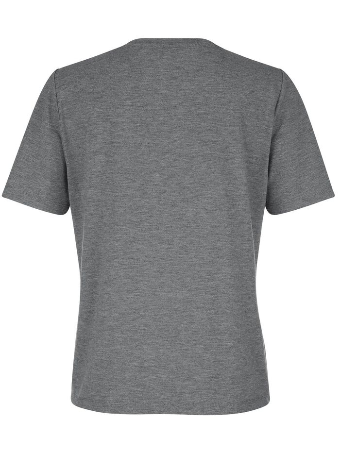 Shirt met uitgebreide paillettenversiering 