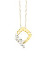 Diamanten hanger met 9 briljanten 