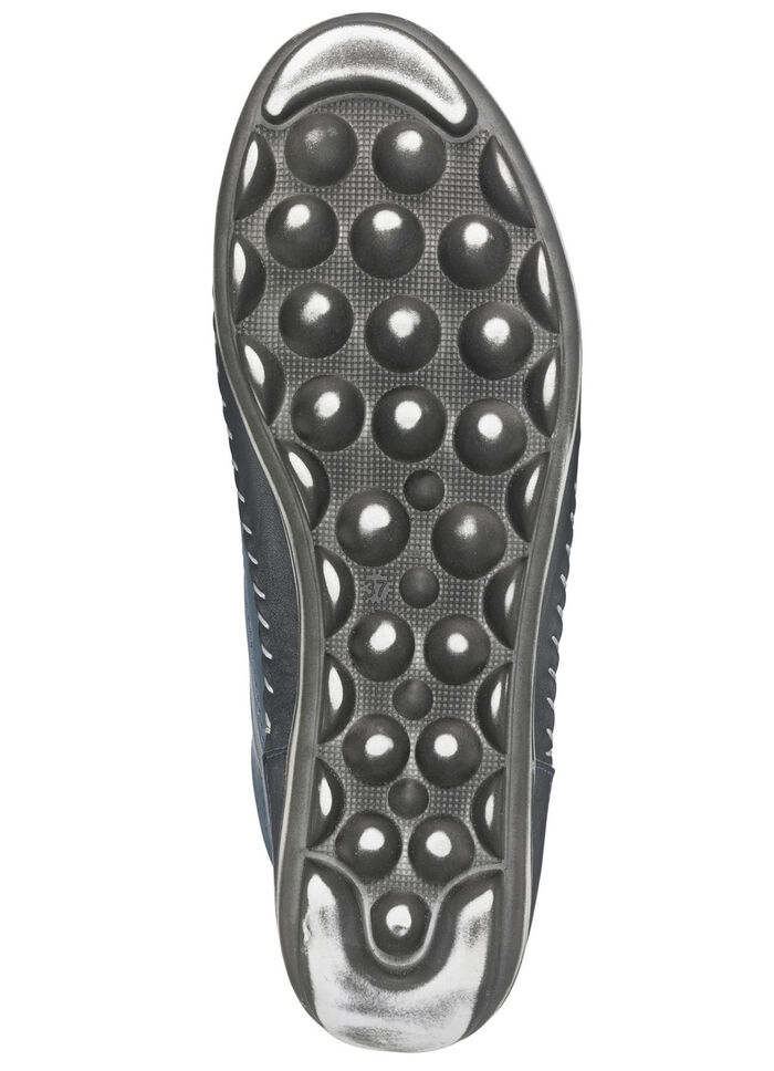 Gemini gekreukt mocassin laarsje BLAUW